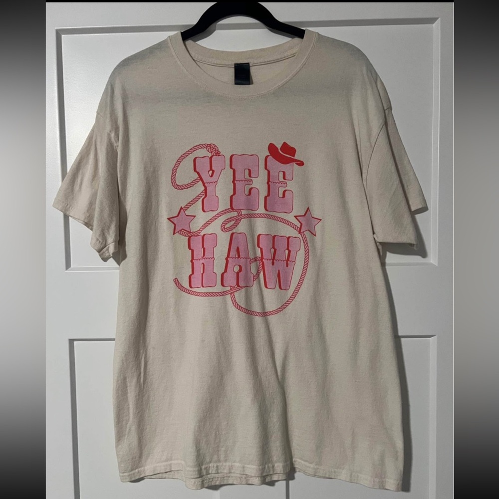 Oversized Yee Haw Graphic T-Shirt